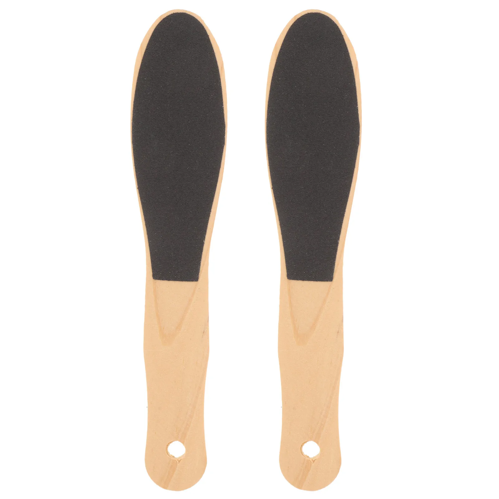

2Pcs Foot Care Tool Dead Skin Remover Callus Rasp Durable Non Deformable Professional Home Use Wooden Color Exfoliator