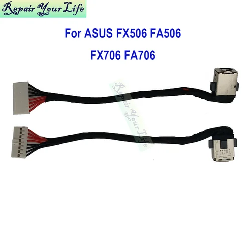 Cable de alimentación DC Jack para ordenador portátil para Asus TUF Gaming F17 FX706 FA706 F15 FX506 FA506 FX706H FX506L FA506Q 14026- 00160000   1417-00L50A2