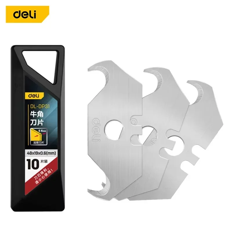 

10/20/30/50 шт., лезвия с крючками, стальные лезвия для бритвы, безопасные лезвия для ножей с рожком для резки ковров, обоев, кровельные материалы