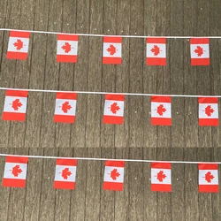xvggdg   20pcs/set    Canada  bunting flags  canada Pennant String Banner Buntings Festival Party Holiday