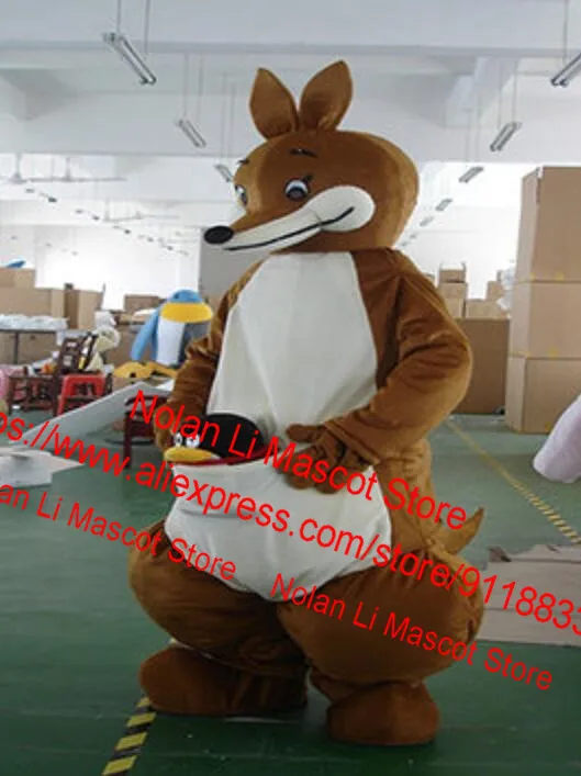 Newly Customized EVA Helmet Kangaroo Mascot Costume Cartoon Suit Advertising Game Birthday Party Holiday Gift 175