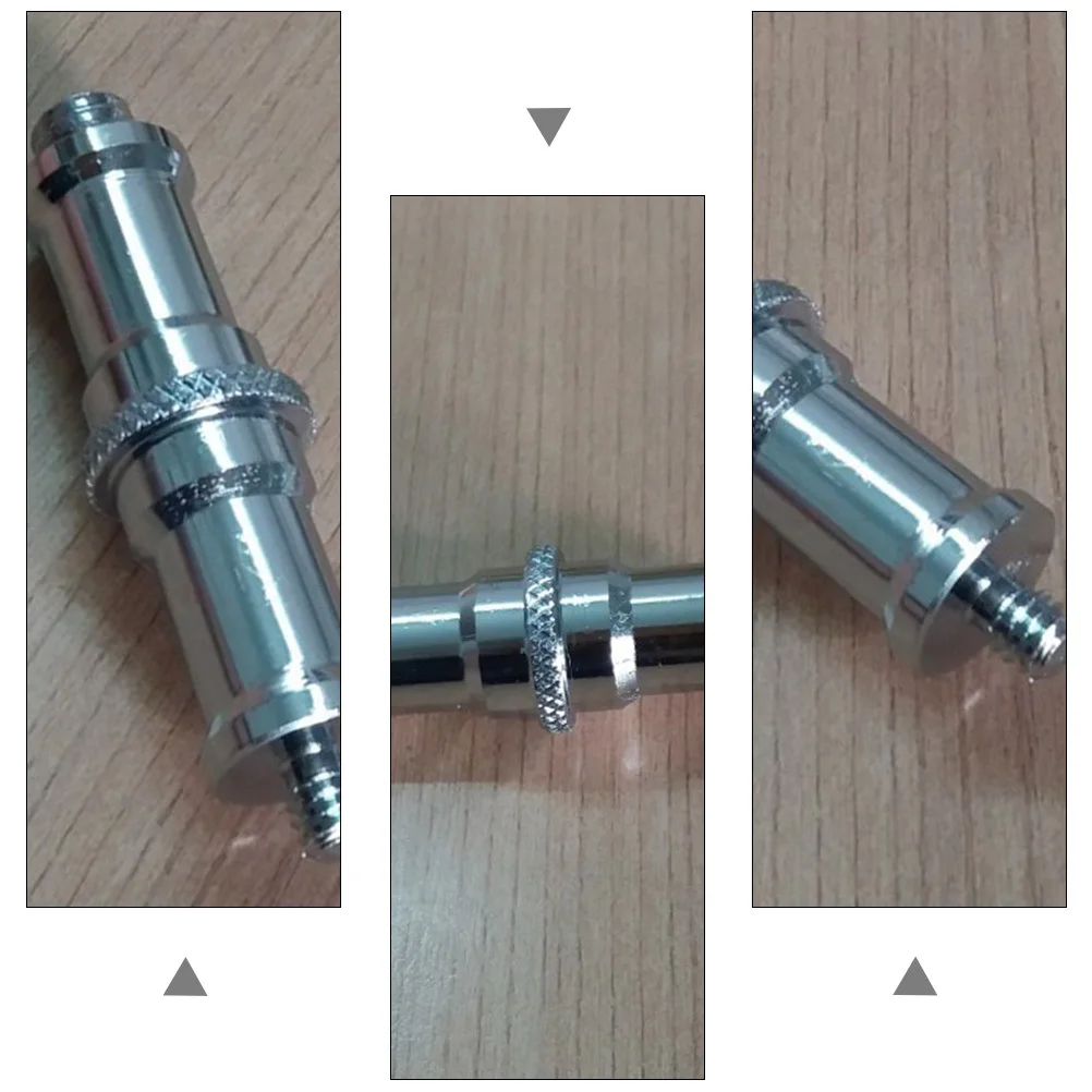 

4Pcs Spigot Screw Adapter Threaded 1 4 to 3 8 Male Convertor for Studio Light Stand Trigger Spigot
