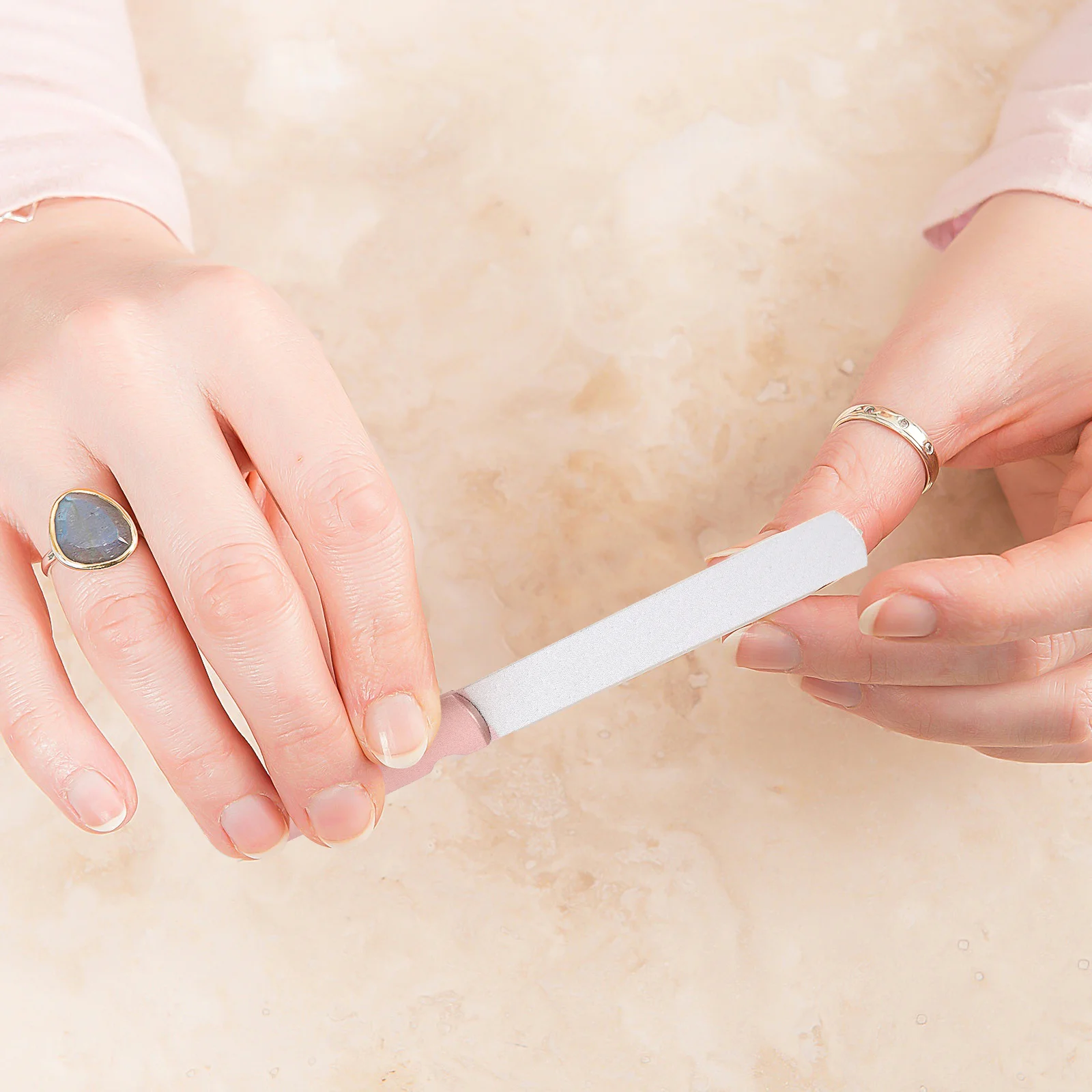 

Portable Durable Nail Polishing File Lightweight Manicure Accessory Essential for Salon and Home Use Metal Nail File