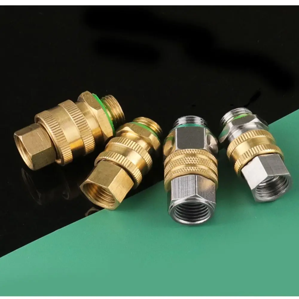 New Copper Quick Connector M14*1.5 Silver Sprayer Machine Connector Gold Detachable Quick Coupling