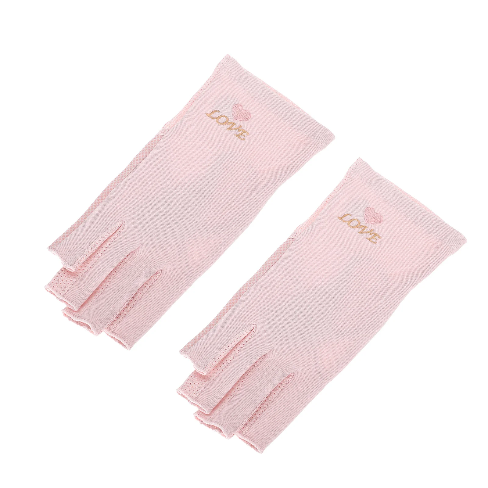 

1Pair Nail Art Hand Protector Uv-Resistant Manicure Mitts Fine Workmanship Stretchable Lightweight Glove for Skin Defense