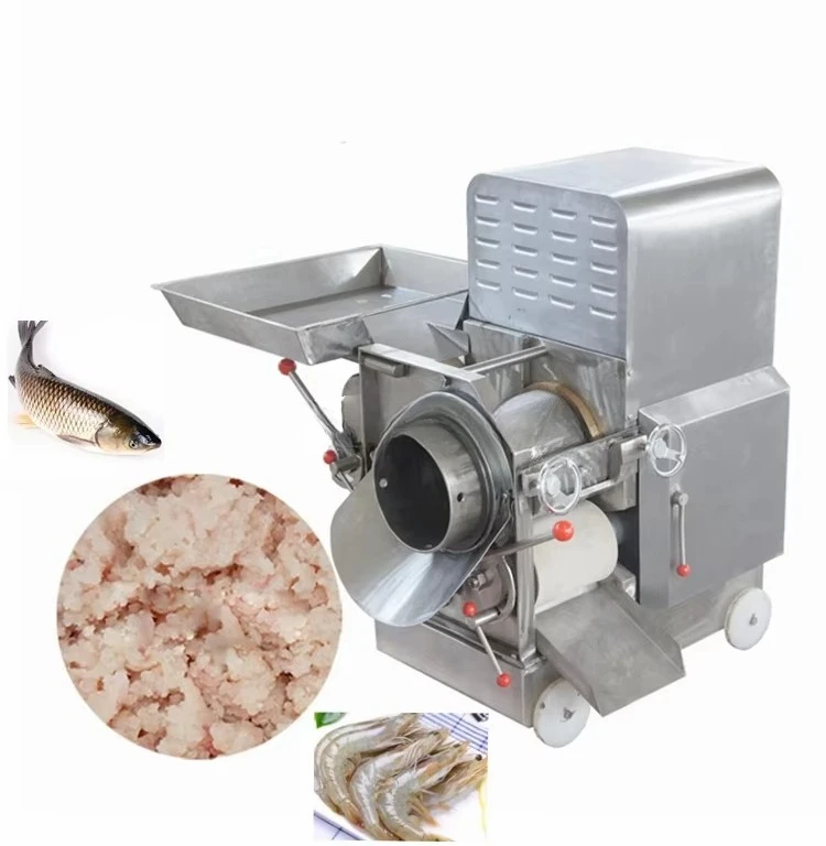 Stainless steel fish fillet production fish bone and meat separator/fish bone machine