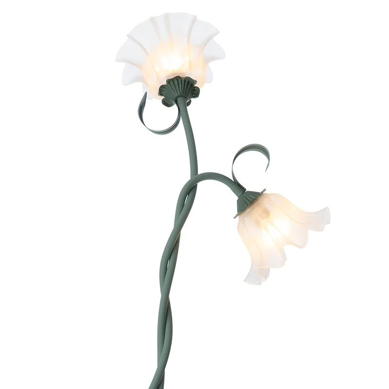 Imagem -05 - Flower Floor Lamp For Home Decor Lâmpada Vertical Quente Romântico Quarto Cabeceira Sala de Estar Estudo Luz Nórdica Faça Você Mesmo Luxo