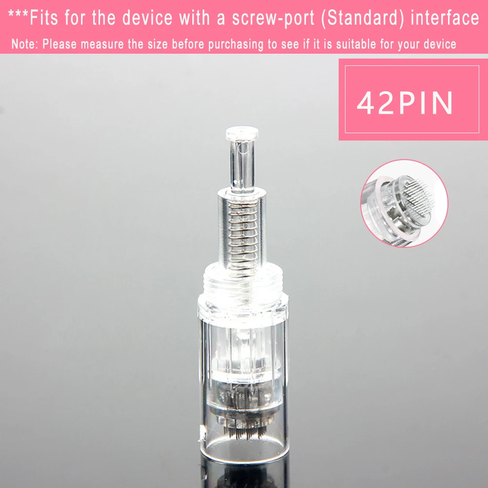 10/20 Stück 12pin/36pin Microneedling DermaPen Nadeln Schraubkartuschen Ersatzköpfe Microneedling Tattoo Nano Mikronadeln – Detail 13