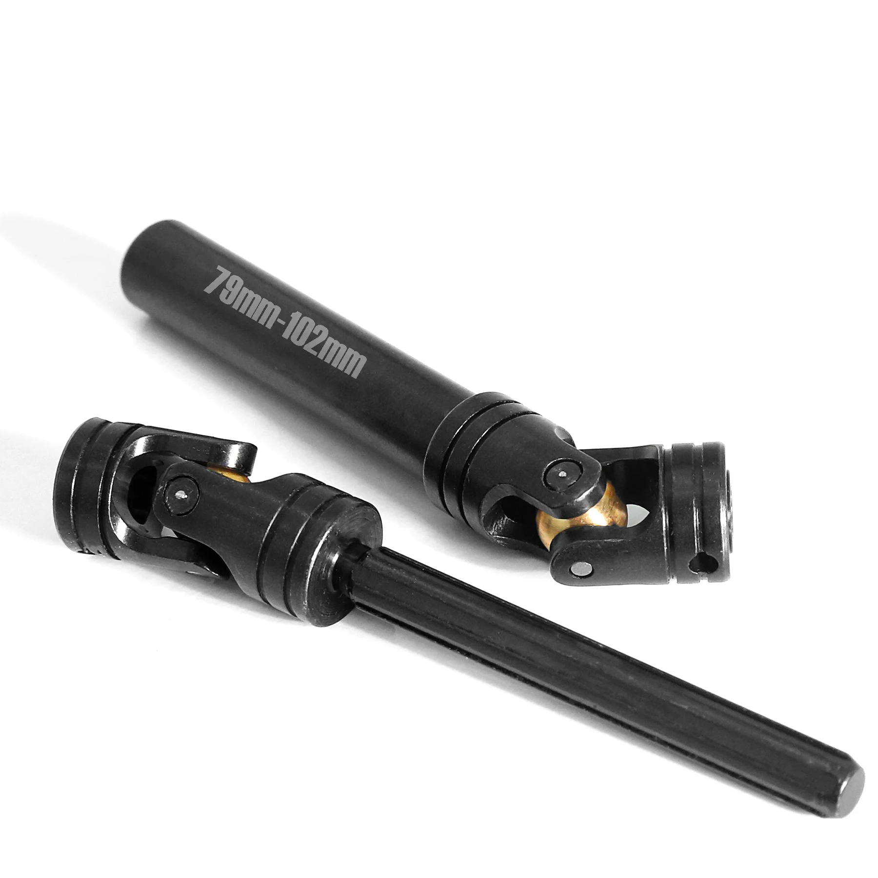 DED SPIDER 1PCS Heavy-Duty Steel Drive Shaft for 1/10 RC Car Crawler TRX4 Axial SCX10 90046 AXI03007 Redcat Gen8