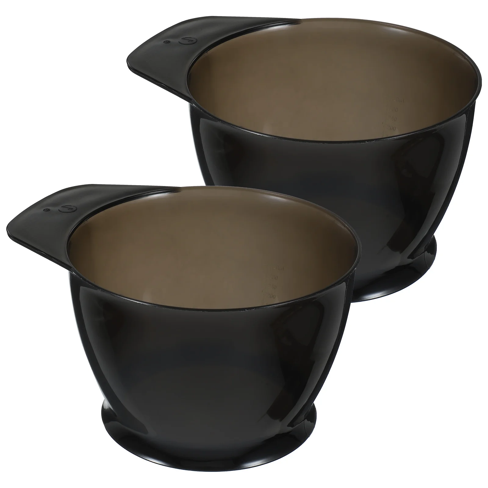 

2 шт. салонные миски для окрашивания волос с весами, многоразовые противоскользящие конструкции для домашнего набора для смешивания краски волос