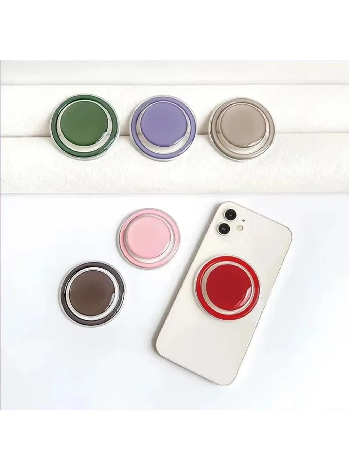 Magnetischer Klapp-Handyhalter mit Steckplatz und Taschendesign, geeignet für iPhone 16/15, Samsung, Xiaomi und andere Handys. Die Sa