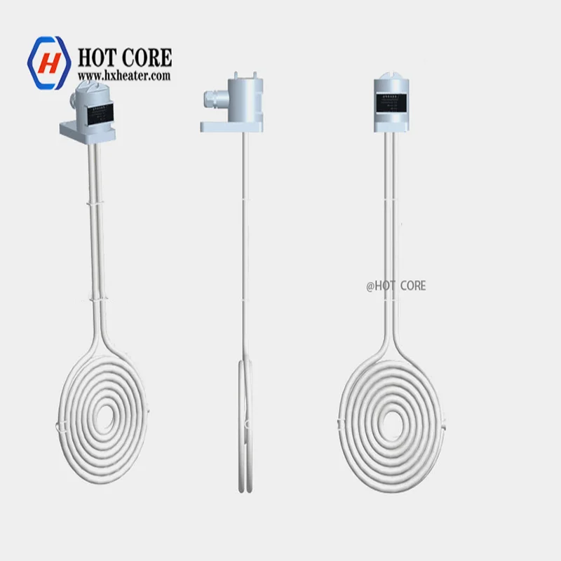 Spiral Fluoropolymer (PTFE) Heaters