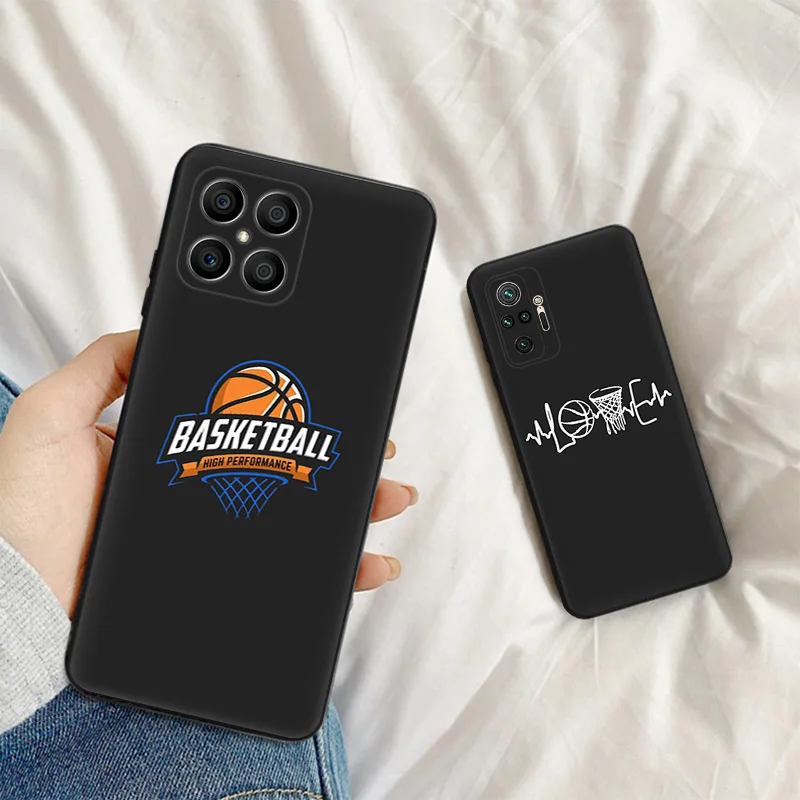 Soft Anti-Drop Phone Case For Honor X7b X6 70 90 X8 b X9A X9B Magic5 Pro X8A X6A Love Play Basketball Pixel 8A 7A 6A 6 7 8 Cover