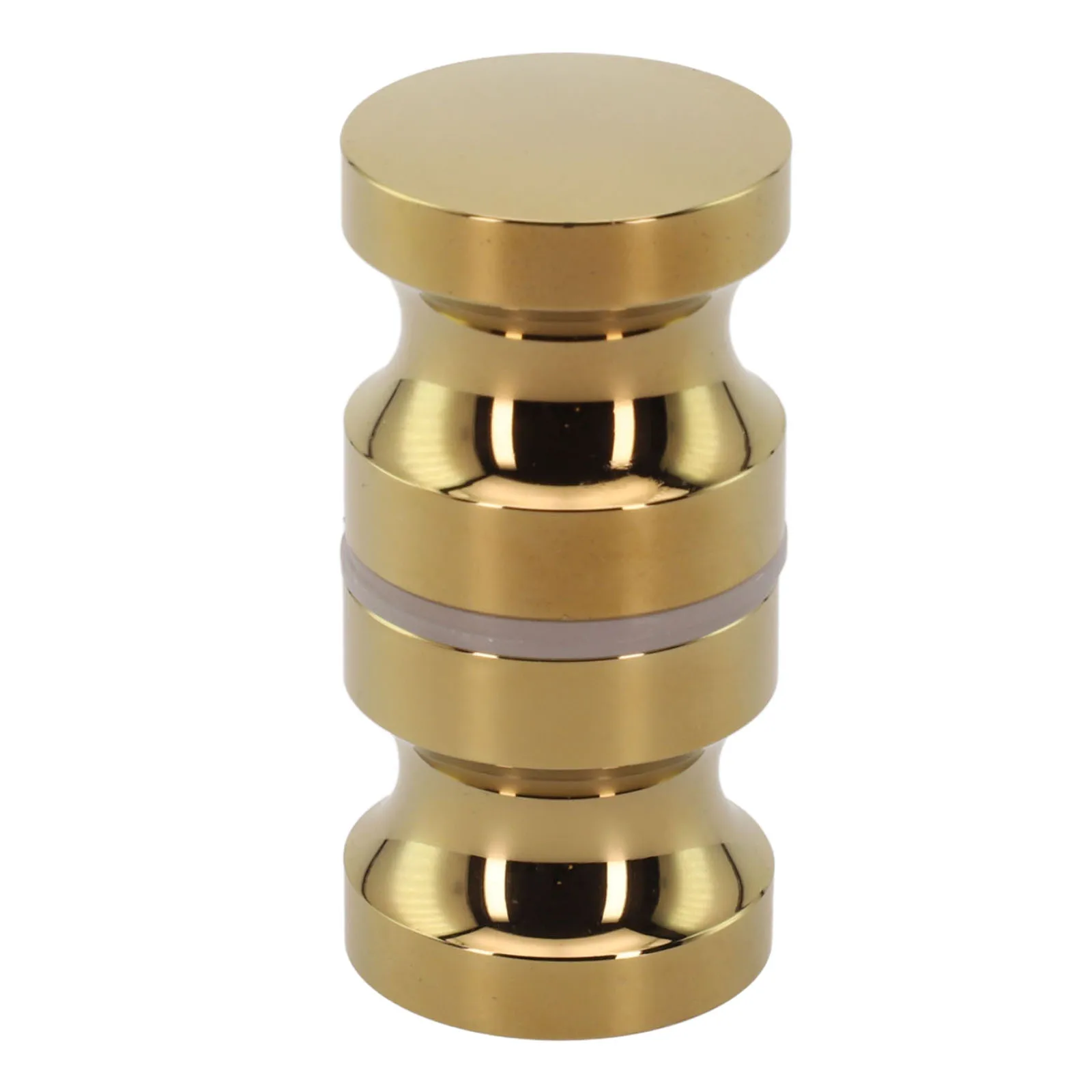 Aluminum Alloy Single Hole Glass Door Handle Back-to-Back Glass Door Knob Puller Bathroom Shower Handle Gold Wine Cabinet Handle