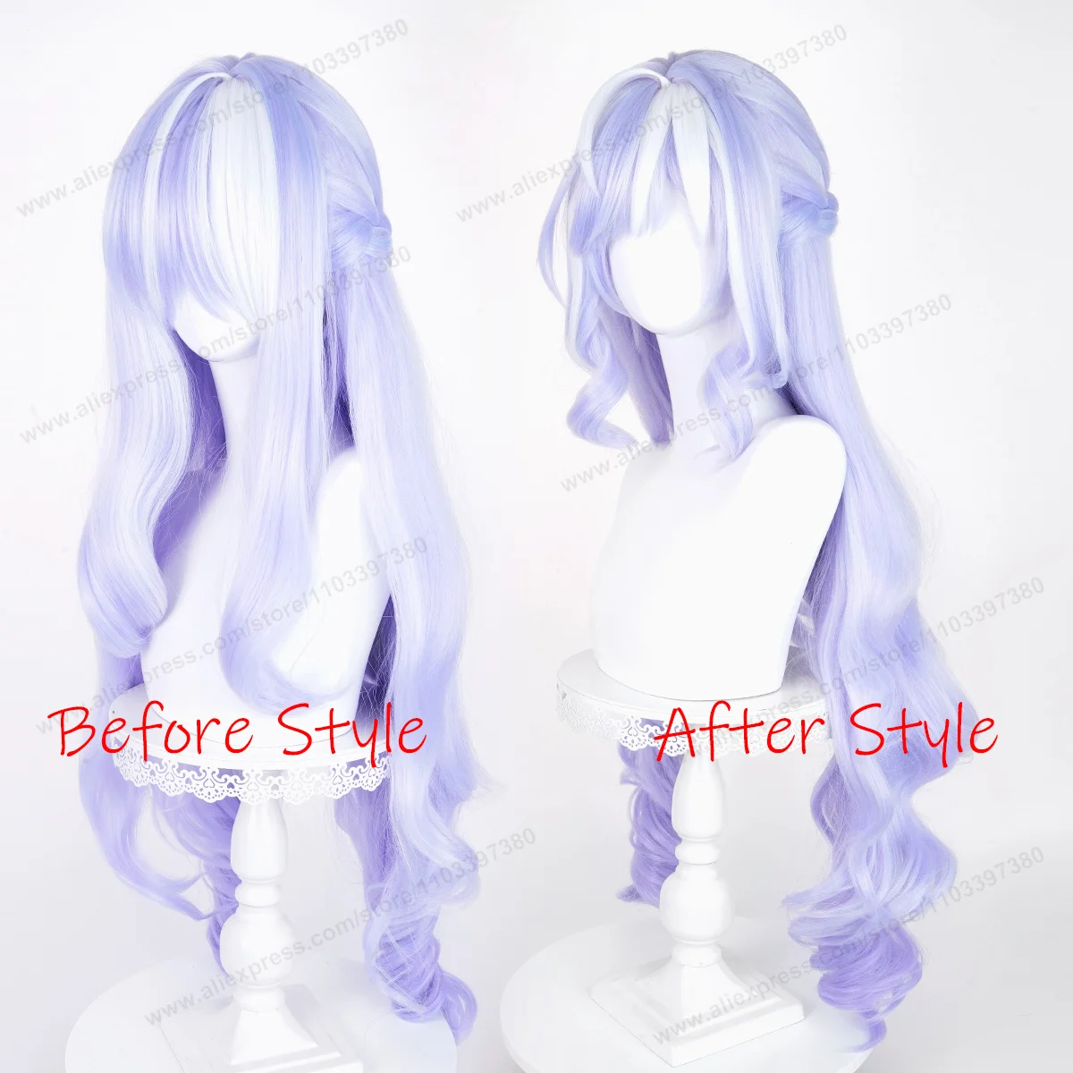 ZZZ Vivian Cosplay Wig 95cm Long Women Hair Anime Cosplay Wig Halloween Heat Resistant Synthetic Puffy Yaki Wigs