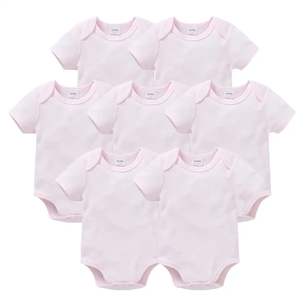 

2022 Sumemr Baby Girls Rompers Clothes Solid Boys Clothing Jumpsuits Unisex Baby Clothes 0-24M Newborn 100%Cotton Roupas de bebe