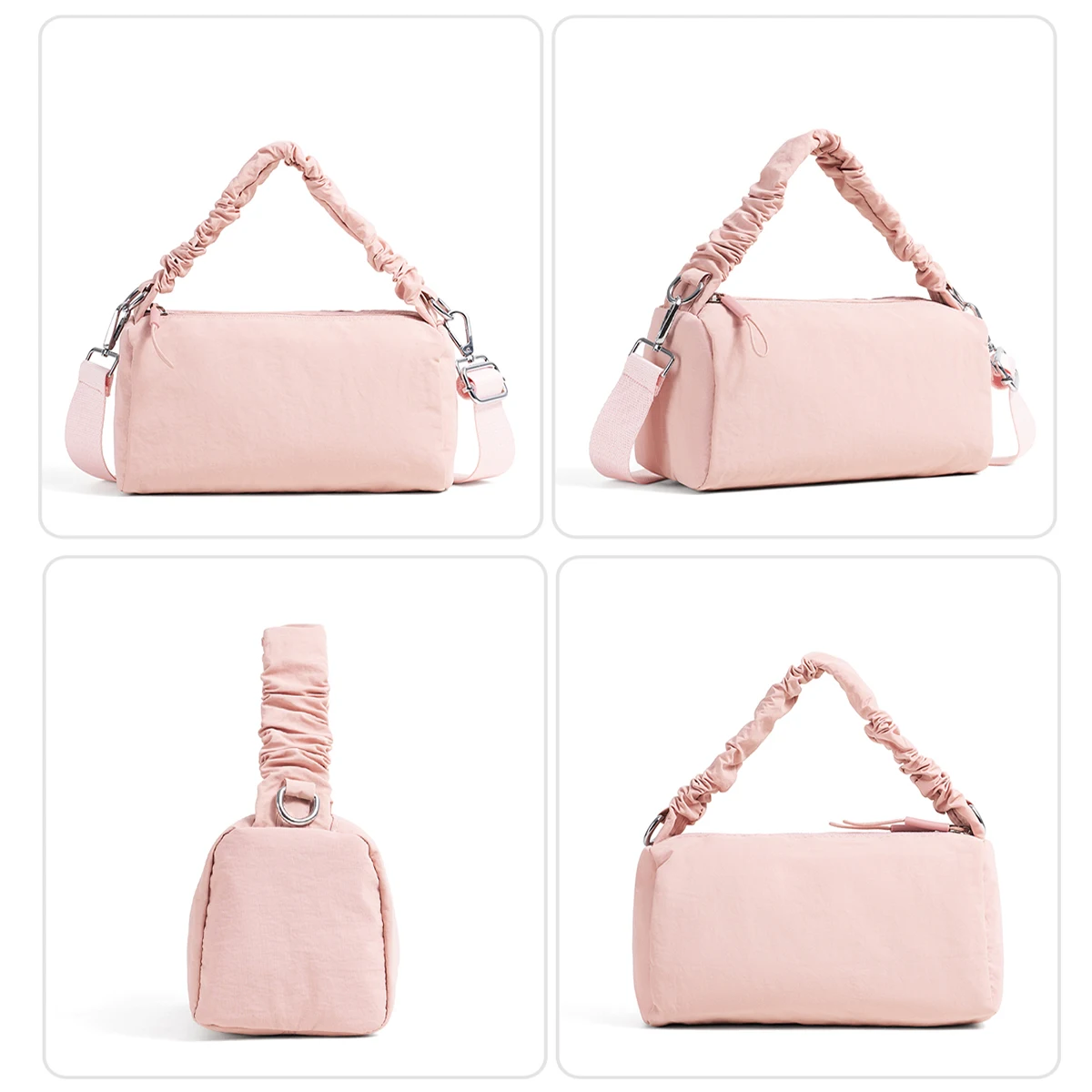 Custom Logo Small Travel Bag, Lightweight Women's Short-Distance High-End Handbag, Travel Sports Crossbody Bag, Hiking Small Luggage Bag, Personalized DIY view 2