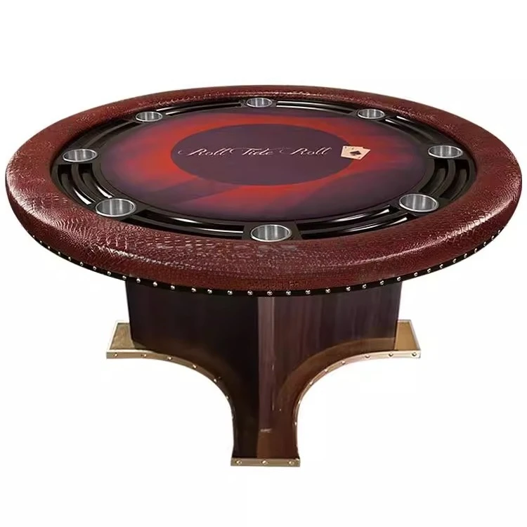 Club chess room special table high-end Texas hold'em round table