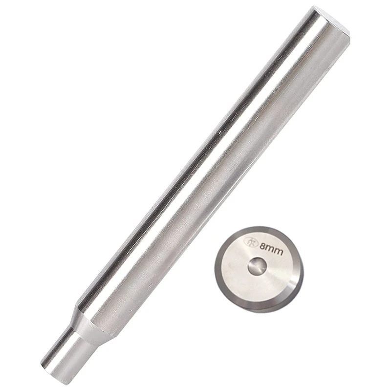 Rivet Punch, Stainless Steel Double‑Sided Flat Fixing Setting Tool, For Double‑Sleeve Rivet Installation