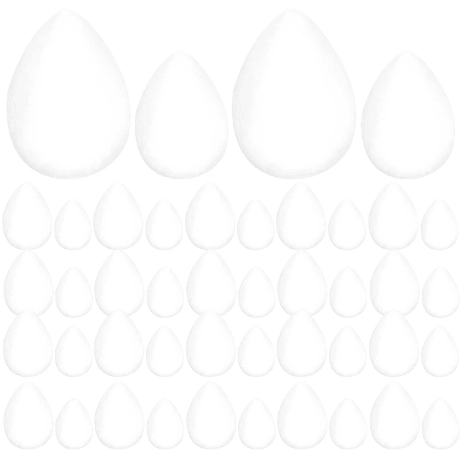 100pcs Water Drop Shape Foam Balls Unfinished Foams DIY Flower Bud Decor Party s Wedding Spheres Safe Material s Crafts