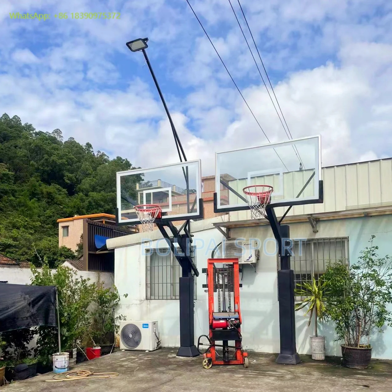 

Профессиональная уличная баскетбольная система для тренировок с кольцом для взрослых