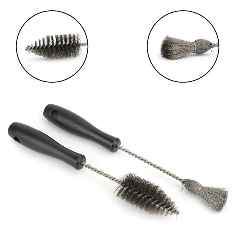 Kit Sikat Lubang Pembersih Dudukan Cup Selongsong Injektor Diesel untuk Ford Powerstroke Caterpillar Navistar Maxxforce-A14Z