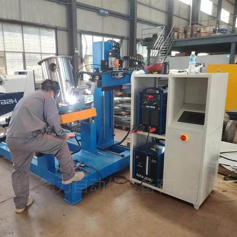Argon arc welding circumferential seam welding machine, full angle welding positioner