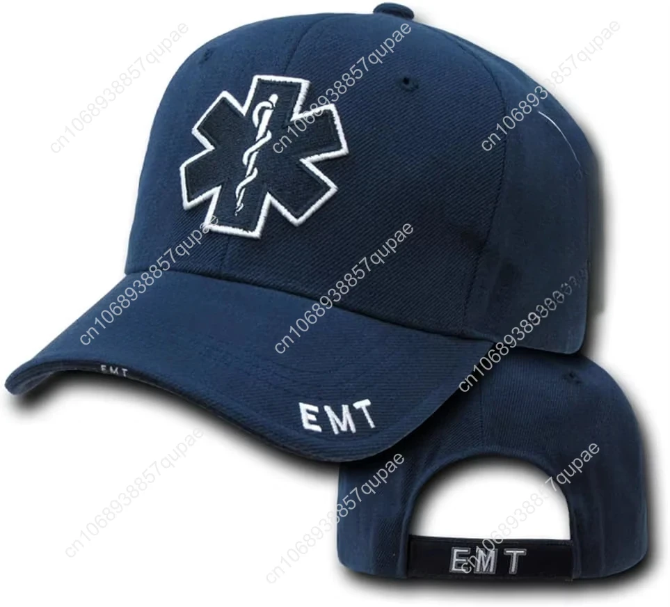 Rapid Dominance Unisex Adult Deluxe Embroidered Law Enforcement Caps - EMT Cross