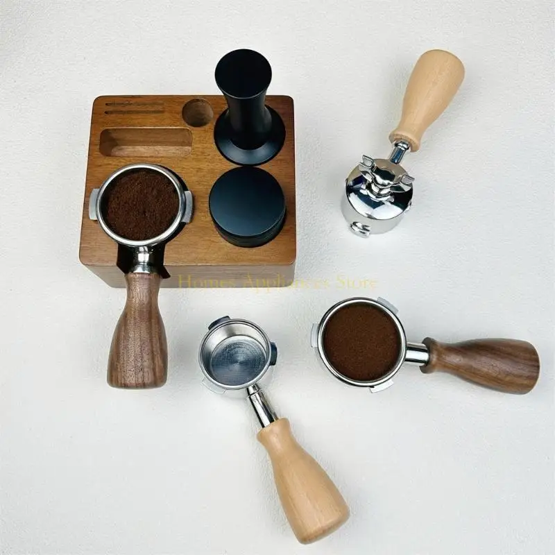 D0AB Manico in legno ergonomico per macchine da caffè Groufead E61 e bacchette a vapore