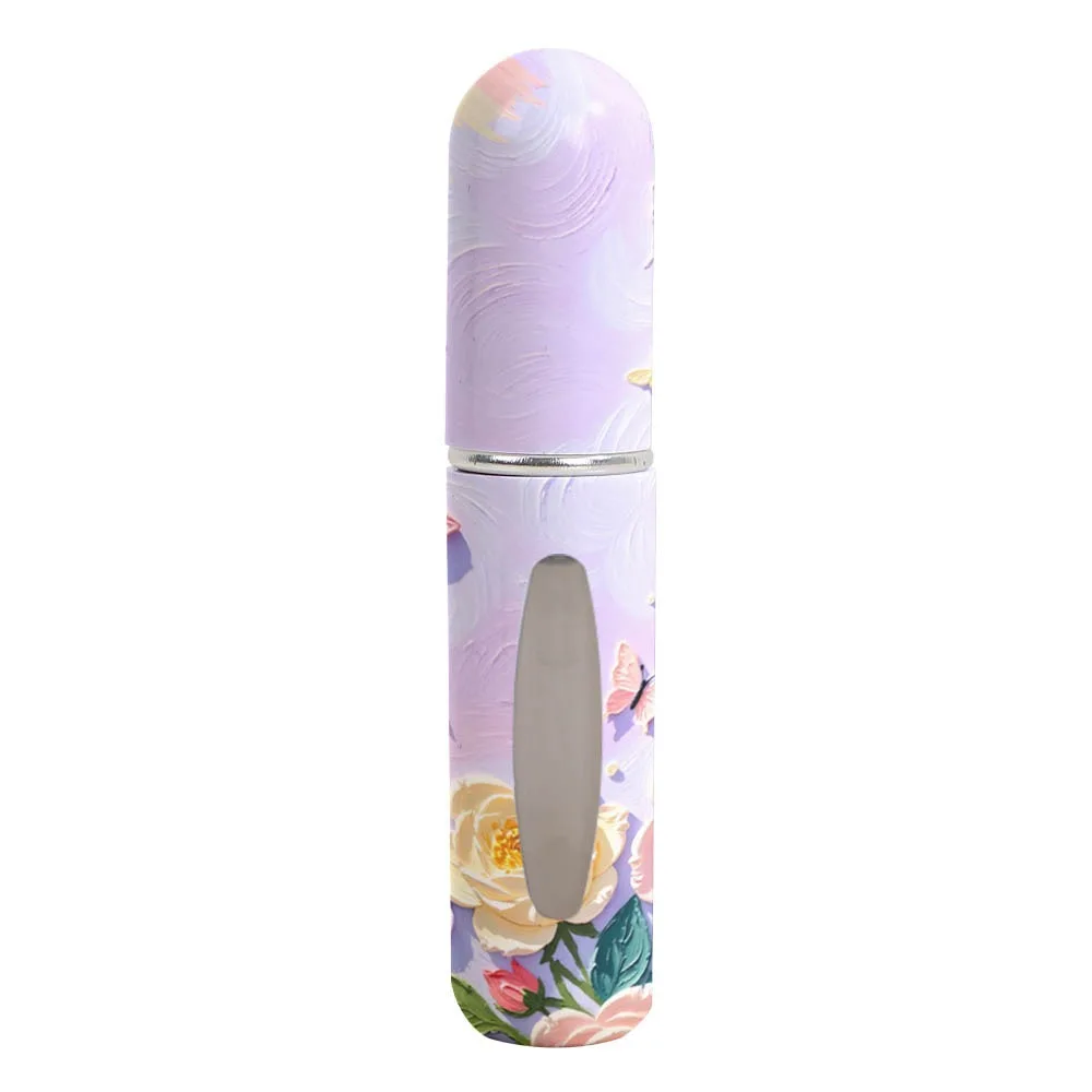 New 5ml Mini Perfume Bottle Refillable Portable Empty Cosmetic Containers Empty Storage Sprayer Spray Rotating Bottle
