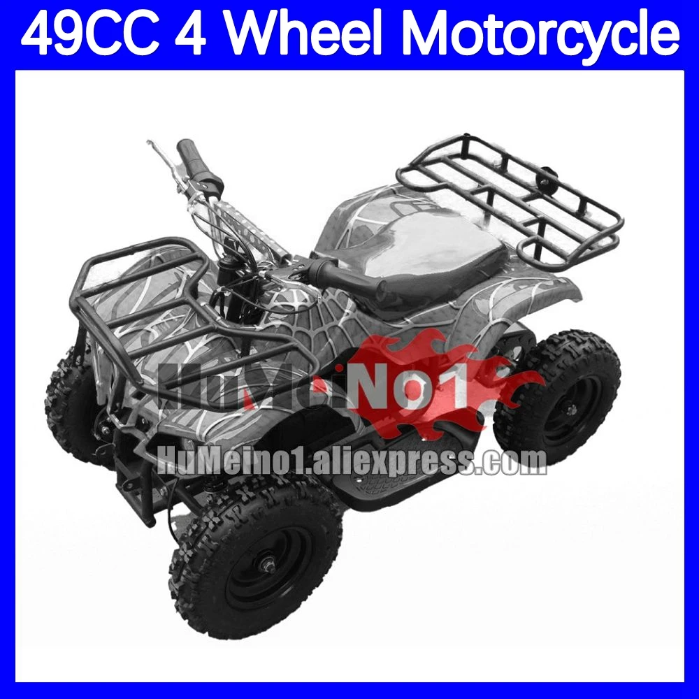 49CC 2 Stroke ATV Gasoline Four Wheel OFF road Motorcycle Racing MOTO Dirt Bike Motorbike For Children Boy Girl Child Men Women