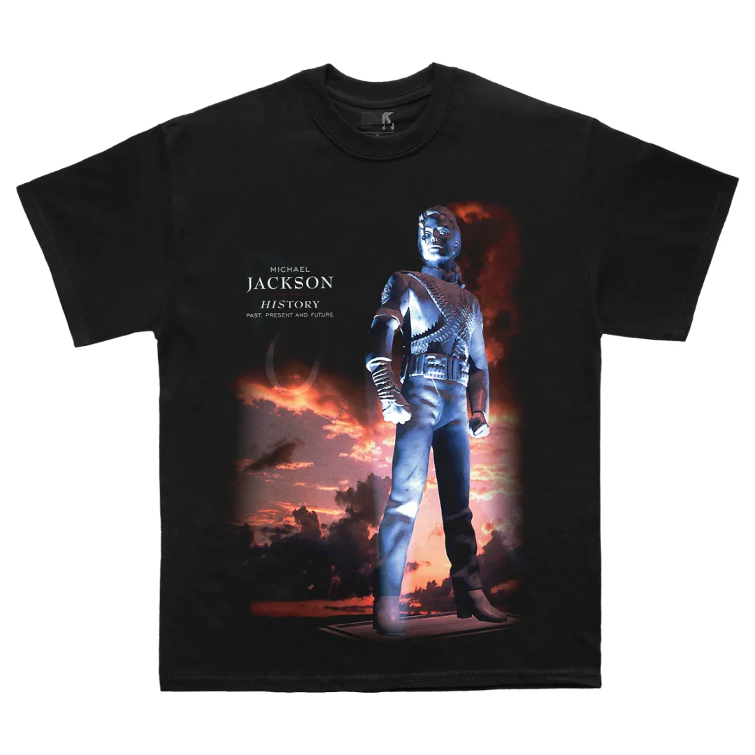 HIStory Album T-Shirt Michael Jackson Rock Band Graphic T-shirt Summer Pure cotton Men's Shirt Kid's Clothing Tee Woman
