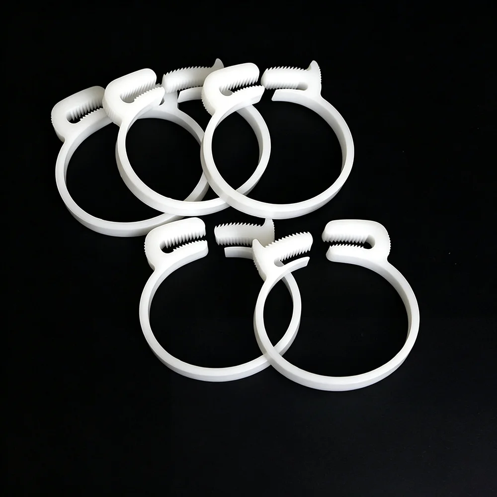 10Pcs Adjustable Plastic Pipe Clamp Tube Clip Holder, Push-Mount Wire Hose Clamp for Automotive Plumbing Air Line