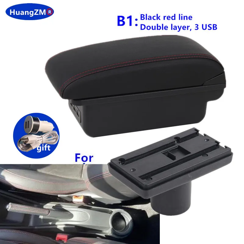 Voor Seat Ibiza Armsteun Doos Voor Seat Ibiza 6j Ibiza 6L Auto Armsteun Auto Opbergdoos 2010-2019 Gewijd retrofit Auto Accessoires