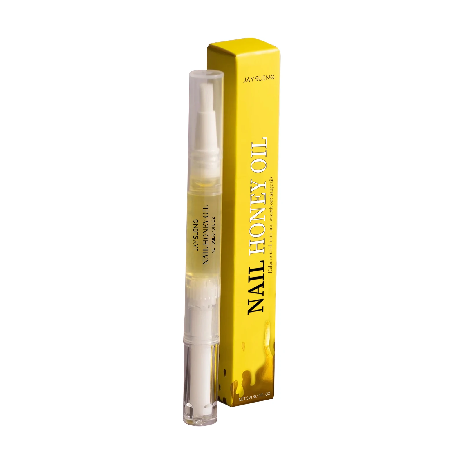 Honey Nail Nutrition Oil Pen Repairs Moisturizing Reduce Dryness Strengthen Toenail Anti-Cracking Revitalizing Nails Cuticle Oil