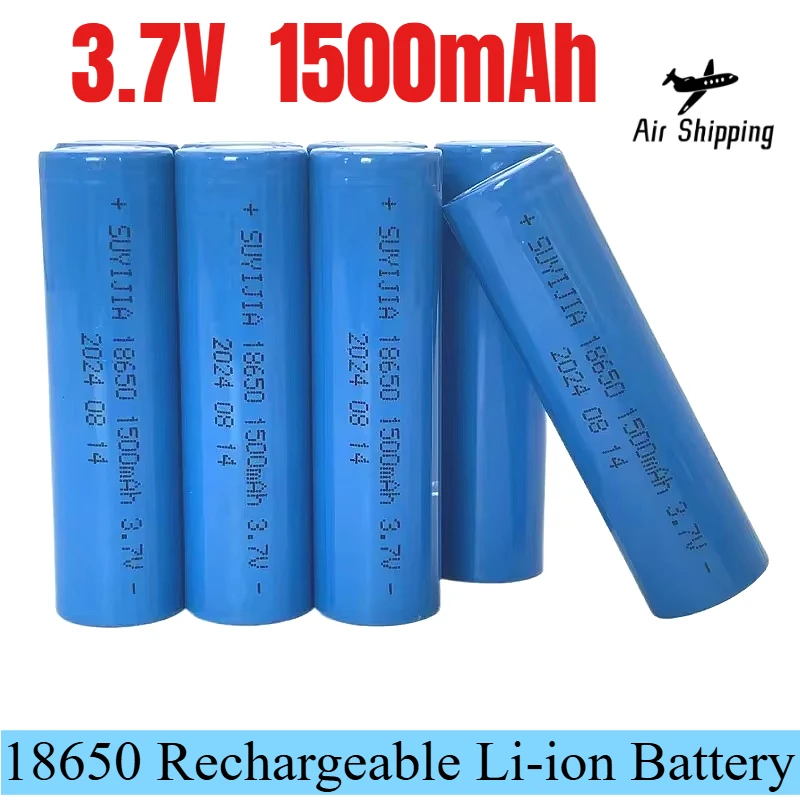 1500mAh 3.7V 18650 Rechargeable Li-ion Battery for Mobile Phone Medical Equipment Strong Light Flashlight Flashlight Headlight