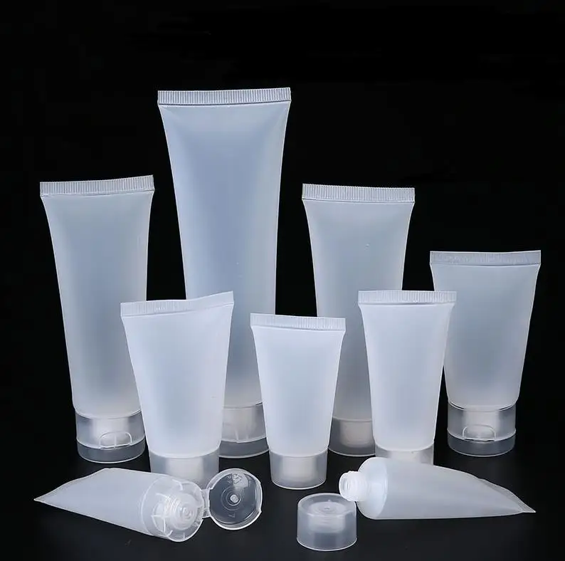 

5ml 10ml 15ml 20ml 30ml 50ml 100ml Clear Plastic Squeeze Lotion Soft Tubes Bottles Container Empty Cosmetic Cream Container ni21