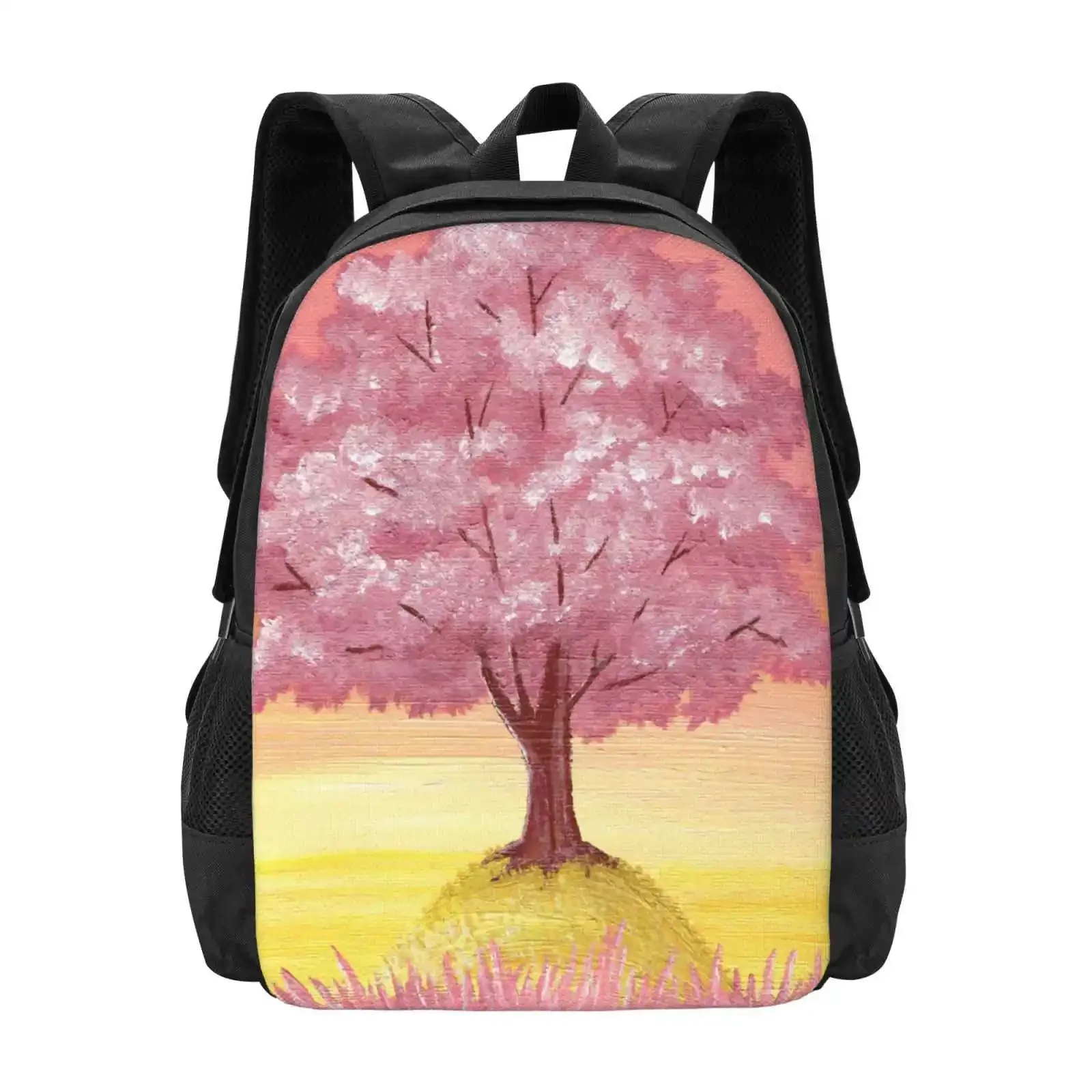 

Rose'S Tree Hot Sale Schoolbag Backpack Fashion Bags Rose Steven Universe Hill Grass Trees
