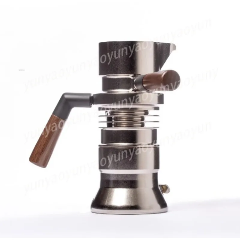 Domestic 9Bar Italian Coffee Pot No Plug Italian Espresso & Latte Extraction, Perfect for Home Brewing High-Quality Coffee Maker