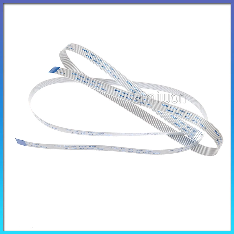0.5/1.0mm Pitch 1000mm 100CM FPC FFC Flexible Flat Cable AWM 20624 80C 60V VW-1 Ribbon Wire 4/6/8/10/12/14/16/20/26/30/40/50/60P