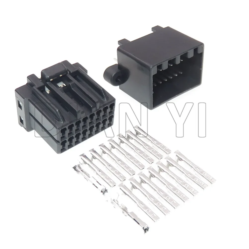 1 Set 16 Way Car WireSocket With Terminal 175966-2 For Honda AC Assembly Auto Modification Unsealed Connectors With Cables