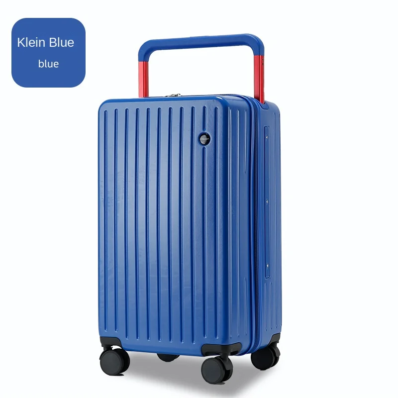 Wide Pull Rod Suitcase Women New 20-inch Boarding Cabin Suitcase TSA Lock Trolley Luggage Universal Wheel Travel Bag with Wheels