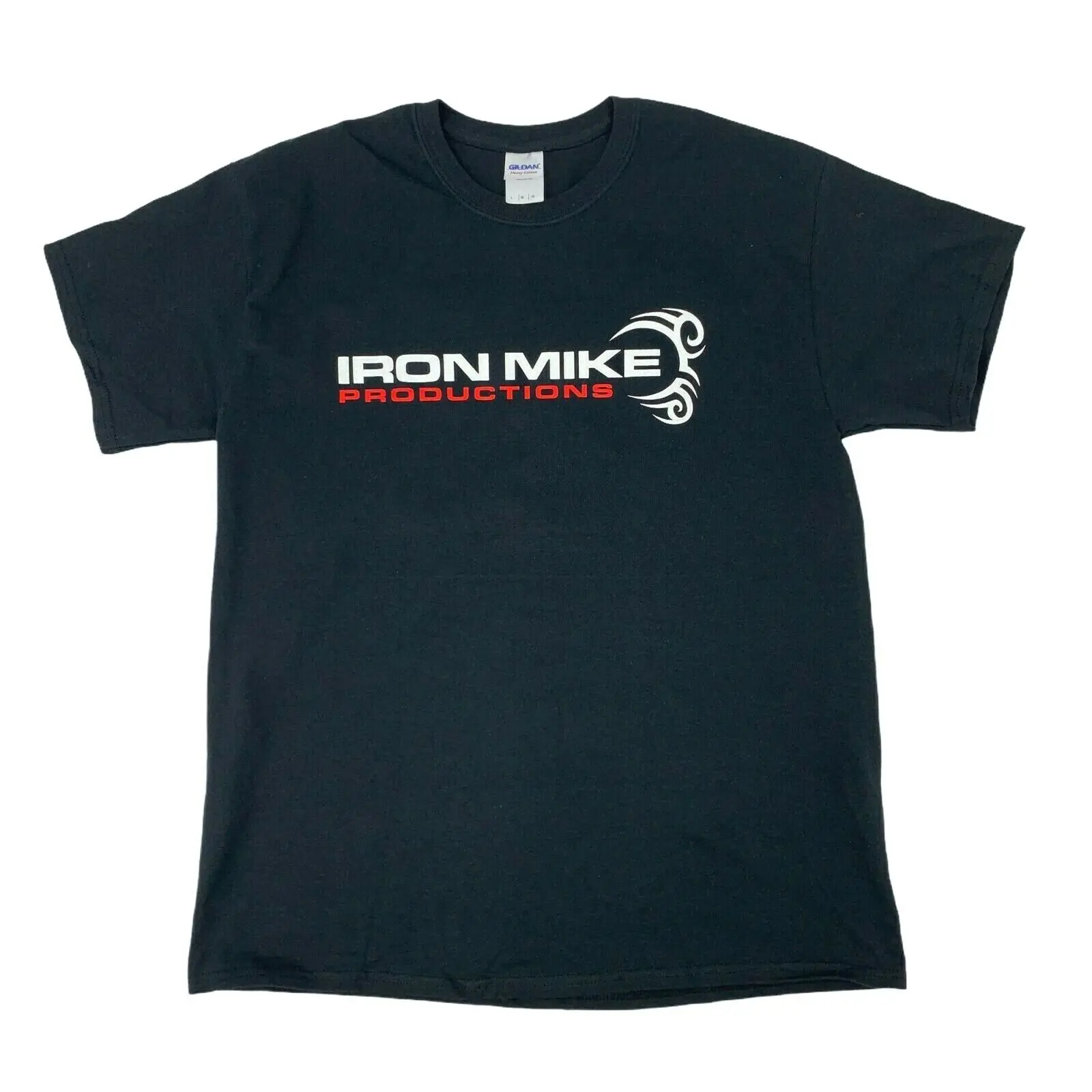 Iron Mike Productions Shirt Mens L Large Black Short Sleeve Tyson Tattoo Tee New