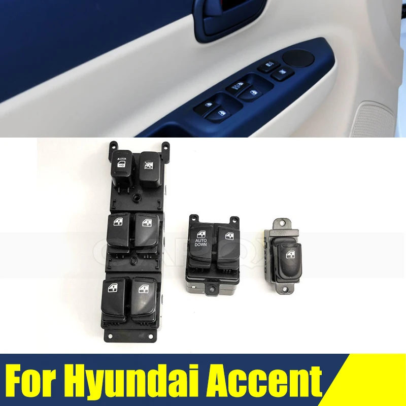 

Glass Lifter Switch For Hyundai Accent Door Window Electric Button Electric Power Master Window Control Switch