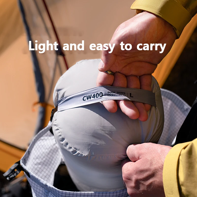 Naturehike Duck Down Sleeping Bag CW400 CW700 Adult Outdoor Camping Winter Thickened Cold Lightweight Sleeping Bag 4