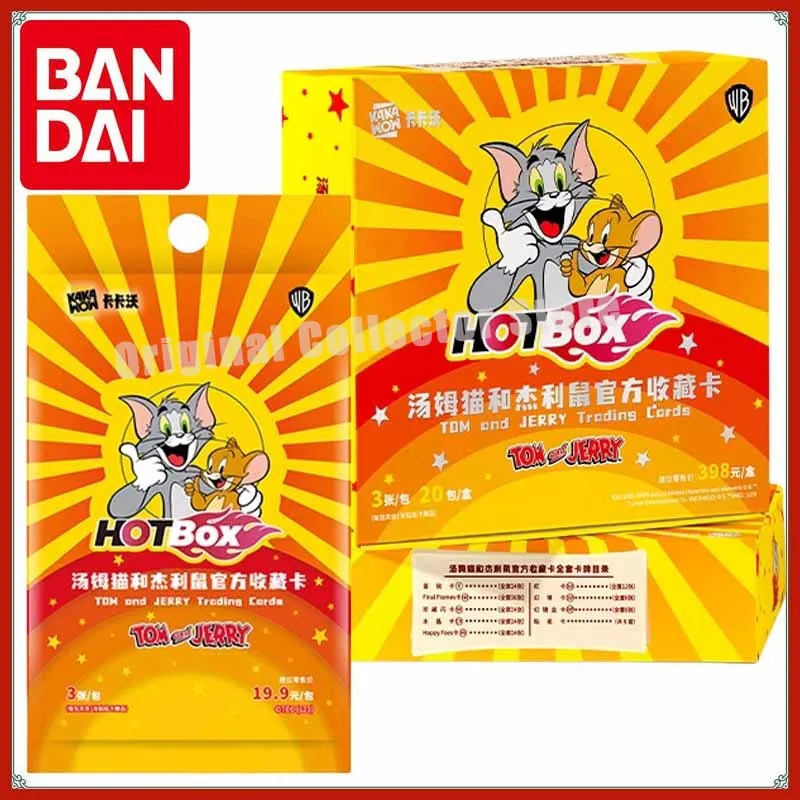 

Original Bandai Kakawow Trading Cards Official Brand New Cat and Mouse Series Collection Card 2023 HOTBOX Child Gift