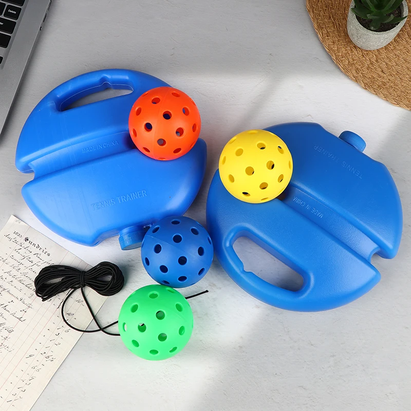 

Pickleball Tennis Training Ball 40 Holes Perforated Plastic Practice Ball for Outdoor Sports Beginners