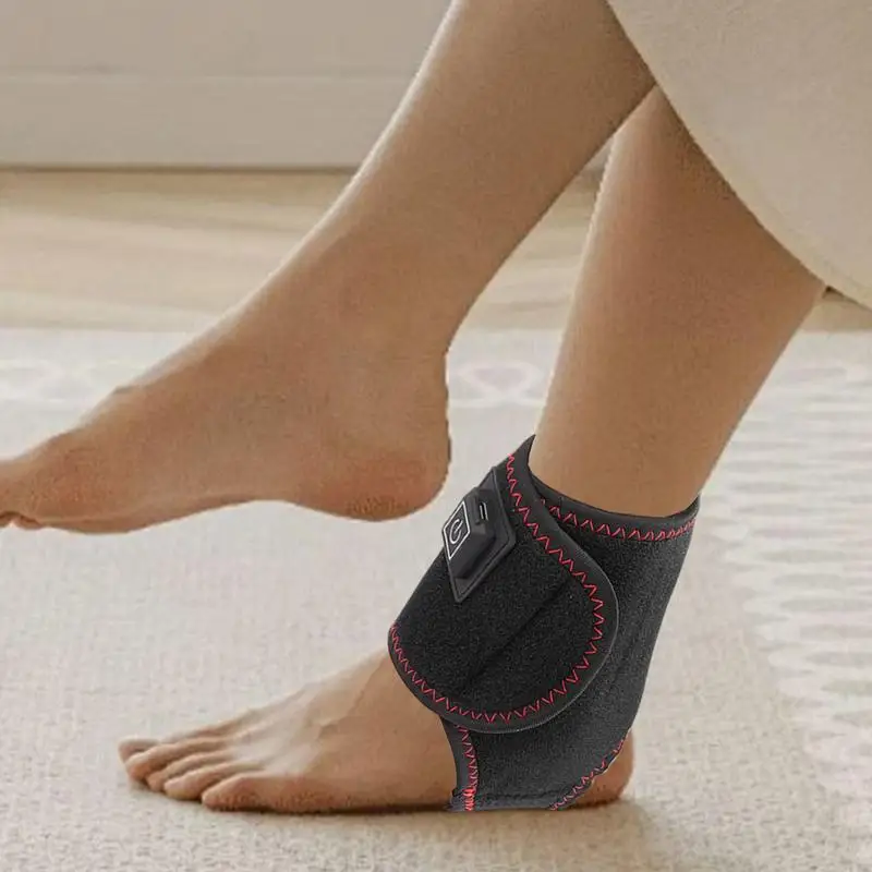 

Heated Foot Ankle Wrap Ankle Wrap Heated Ankle Brace Electric Ankle Stabilizer Brace Foot Heating Pad Ankle Support Adjustable