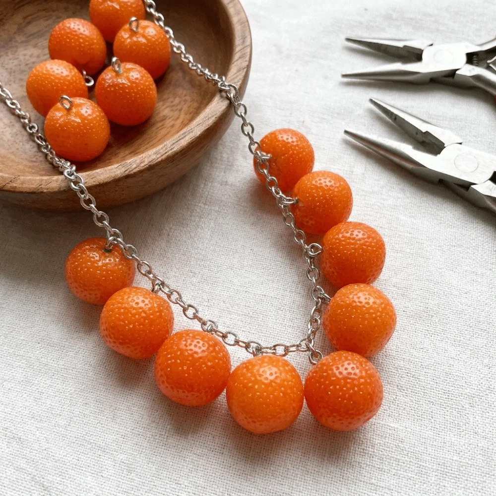 Beading - Lot de 10 Breloques Fruits 3D
