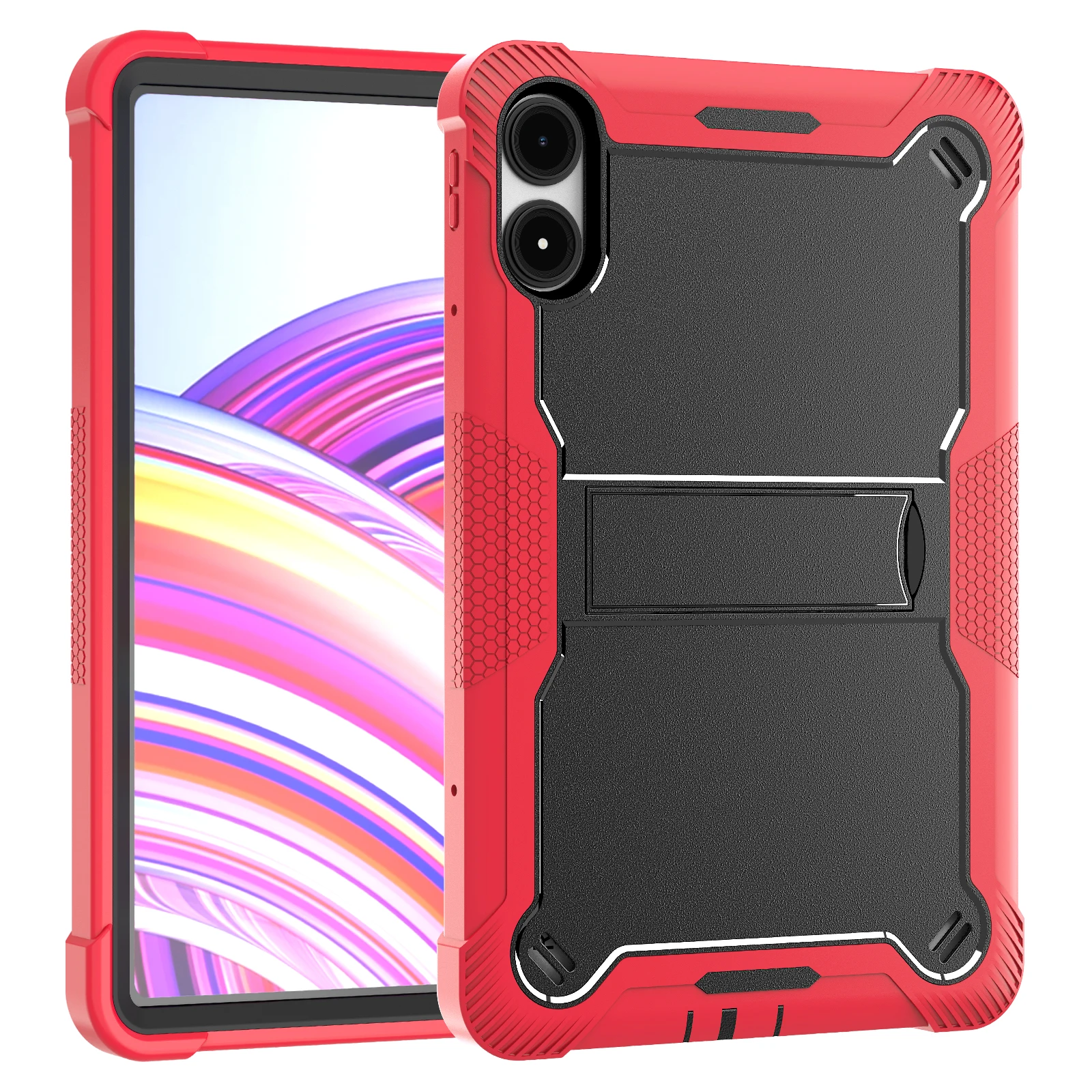 

For Redmi Pad SE 10.61 11 Inch Xiaomi Pad 6 Pro 12.1 2023 Kickstand Cover Shockproof with Hand Shoulder Straps Anti-Dust Hard